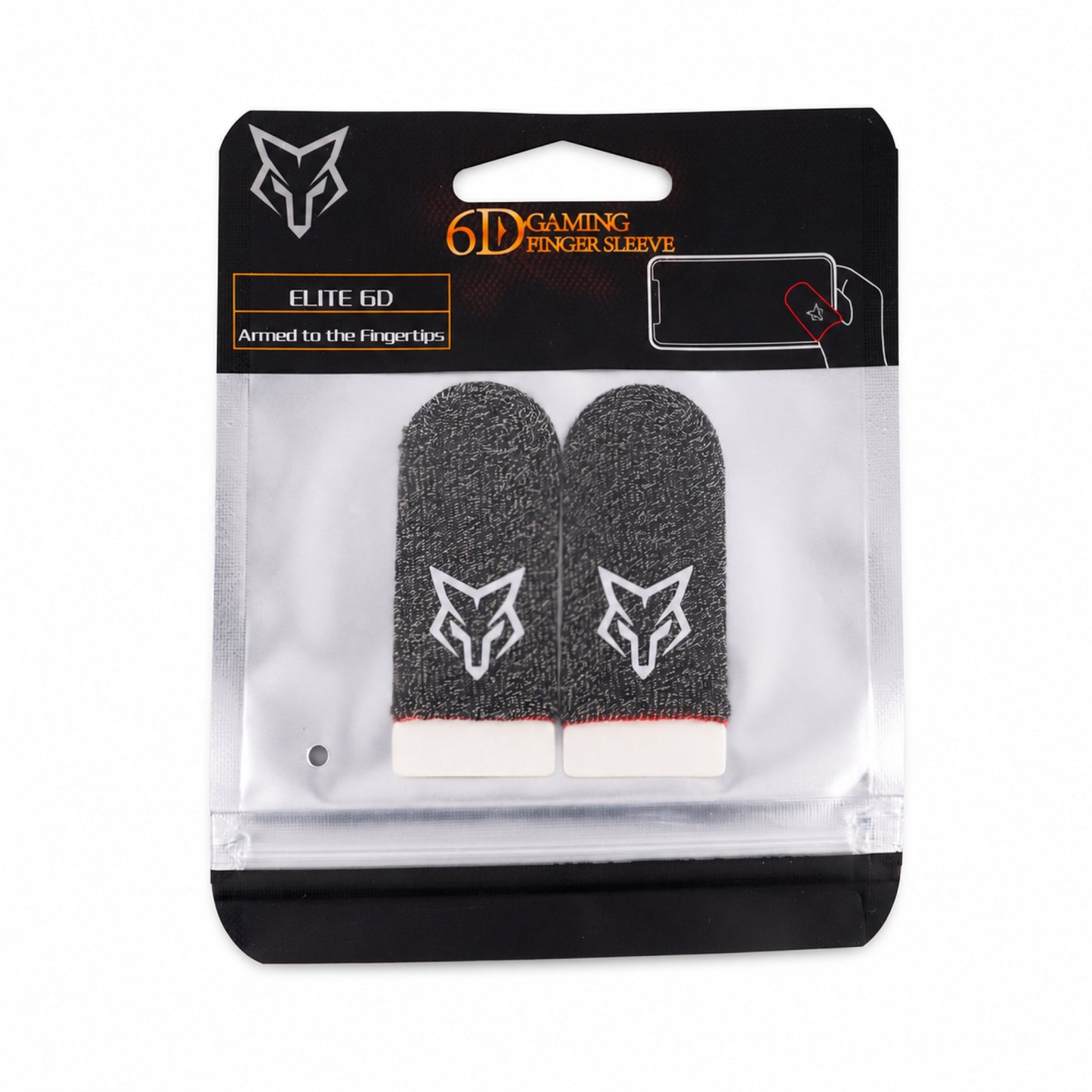 Sarafox V3 Finger Sleeves — Red — 1 Pair
