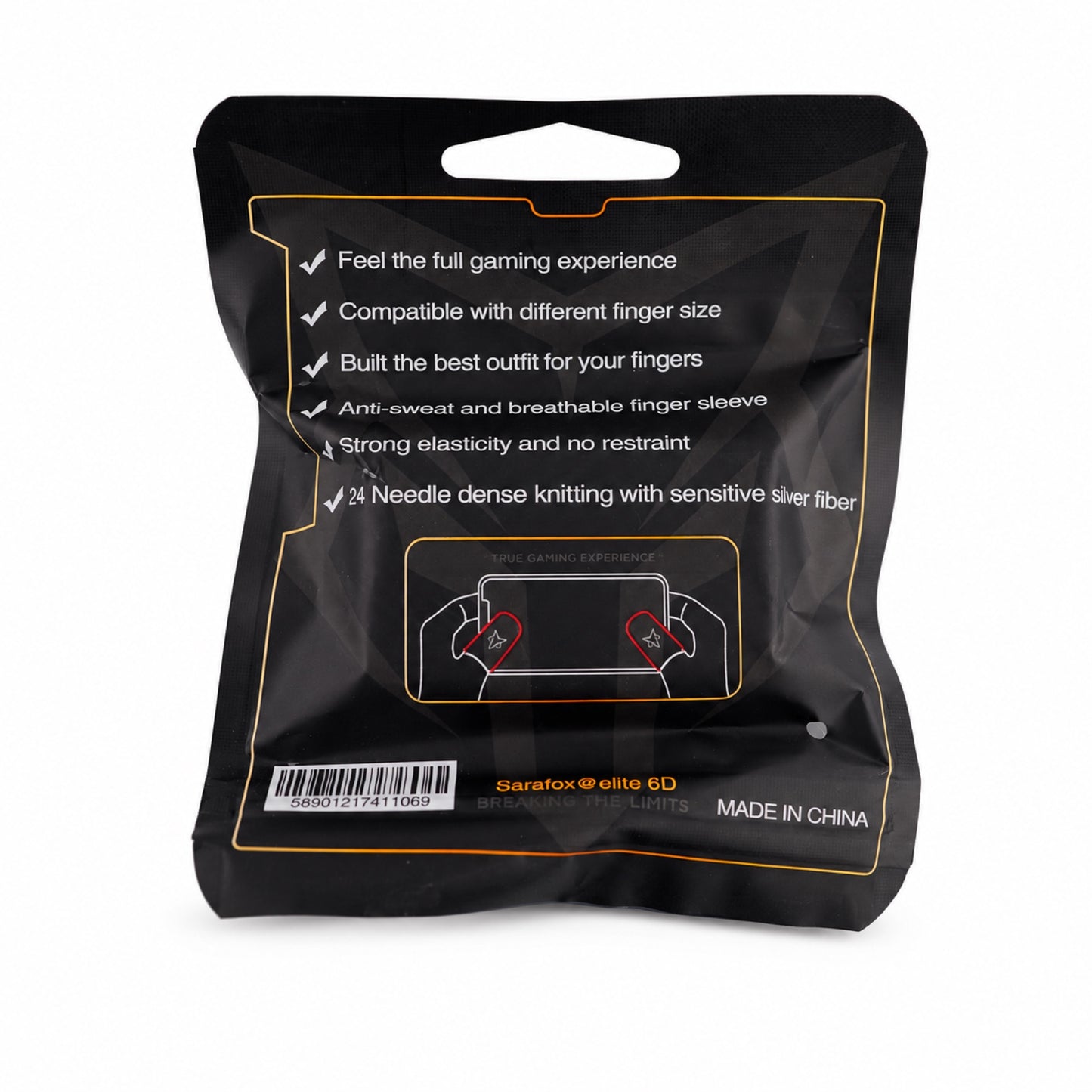 Sarafox V8 Finger Sleeves with Storage Tin — 2 Pairs