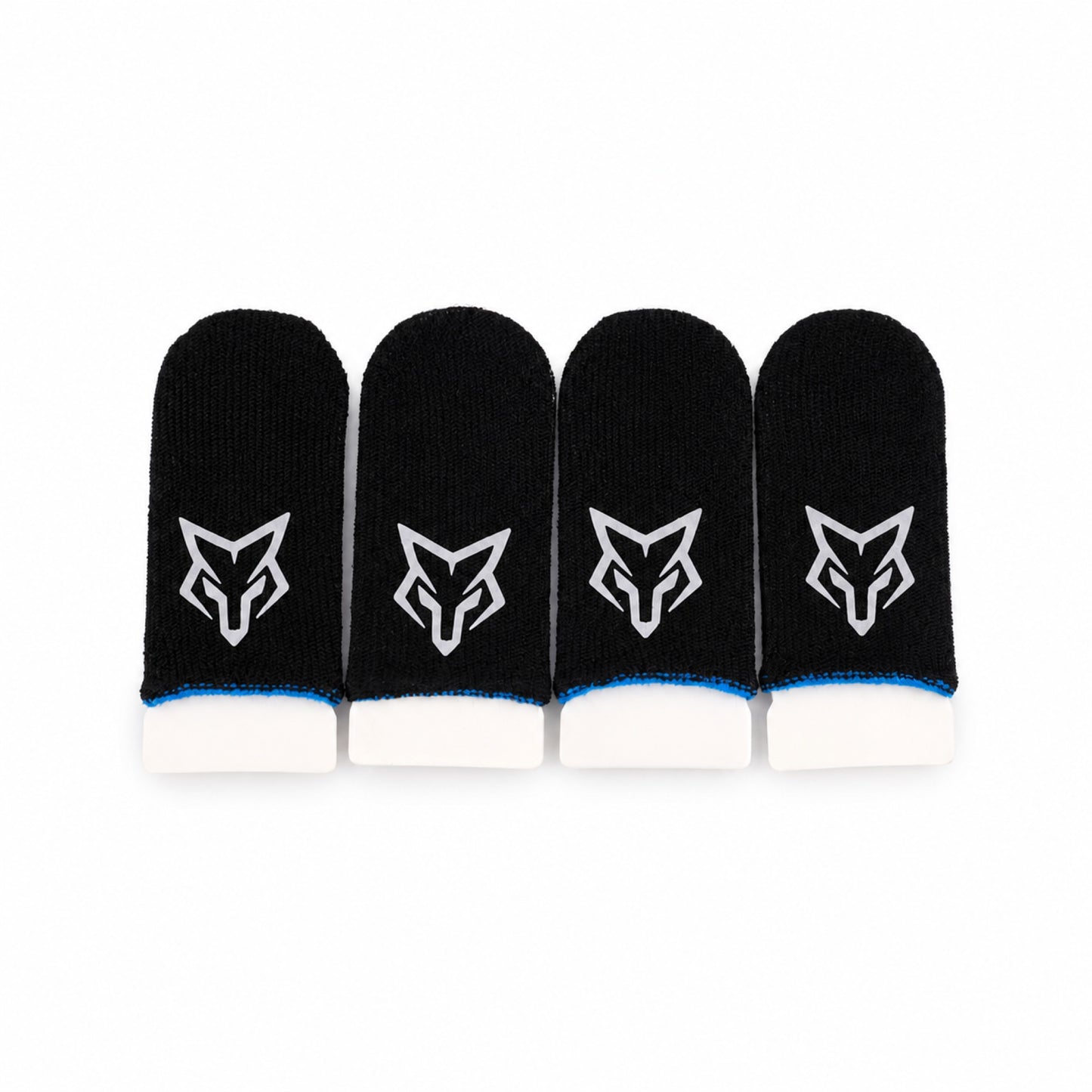 (blue) Sarafox V6 Finger Sleeves with Storage Tin — 2 Pairs