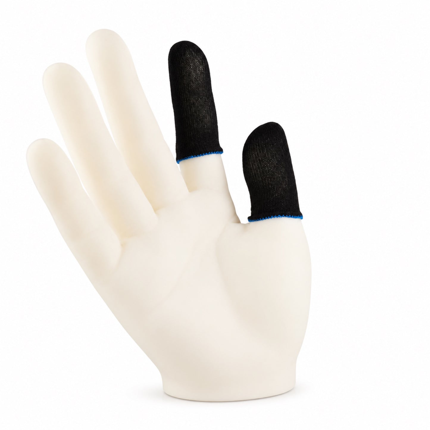 (blue) Sarafox V6 Finger Sleeves with Storage Tin — 2 Pairs